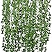 Atphfety Artificial Greenery Ivy Vine Fake Plants Garland Hanging for Home Kitchen Wedding Party Garden Wall Decor