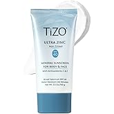 TiZO® Ultra Zinc | Non Tinted | Broad Spectrum SPF 40 for face and body | UVA and UVB protection | 20% Zinc Oxide formula | All Skin Types | 3.5 oz/100 g