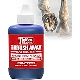 Jeffers Equine Thrush Away 2 oz Iodine Hoof Treatment for Horses | Thrush Care for Frog &amp; White Line, Suitable for Pads, Stable, Ranch &amp; Farm Hoof Maintenance, Wet Dry Conditions, USA Made