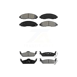 SIM Front Rear Semi-Metallic Brake Pads Kit