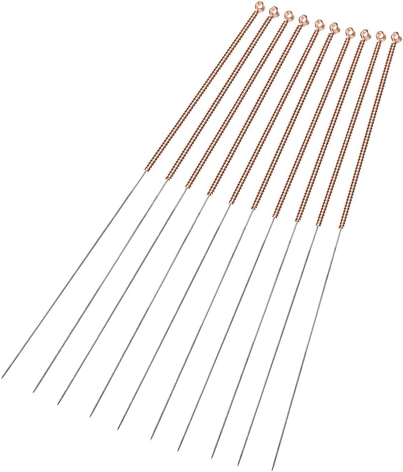 Zomiee 0.4mm Print Head Cleaner Needle Nozzle Cleaning Needle for 3D Printer Exturder Nozzle Cleaning (Pack of 10pcs)