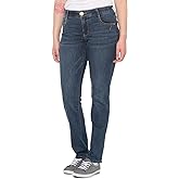 Democracy Women's Ab Solution Straight Leg Jean, Dark Blue, 4