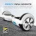 SagaPlay F1 Pro Self Balancing Scooter Motorized 2 Wheel Self Hover Balance Board (White, Bluetooth Speaker Enable) [CSA/UL2272 Certified] All-Terrain Tires Transporter for Kid and Adults [Model: F1]