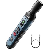 AEGTEST AGT-2459 Portable Carbon Monoxide Detector, Rechargeable CO Detector, 0~1000PPM with Audible & Visual Alarms, TFT Color Screen for Home/Travel/Industrial and Mobile Operations - Blue