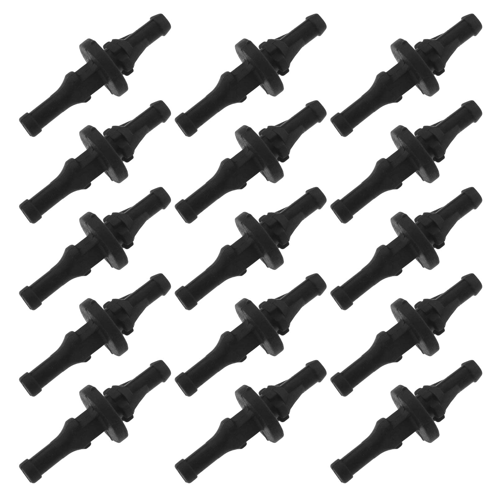 VGOL 40Pcs Rubber Screw Pin Replacement PC Case Fan Mounting Pin Soft Rubber Anti Noise Reducing Vibration Screws 29x10.5mm Black