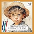 Learn to color like a professional Portraits of Boys. Artistic illustration with colored pencil: Mastering the Art of Young Male Child Portraiture ... Drawing and Color in Realistic Portraits)