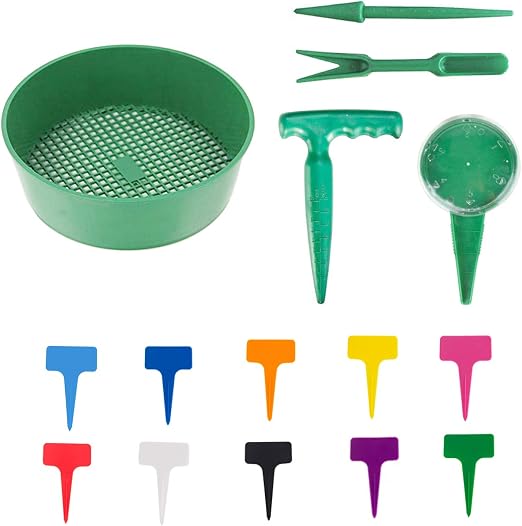 Seaperich Juego de 15 Herramientas de jardinería de Mano para ...