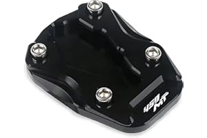 TT719 Enlarged Kickstand Pad Pedal Sidestand Pad Compatible with CFMOTO Ibex 450 2025,Aluminum,CNC-machined,Anodized,Black,CF