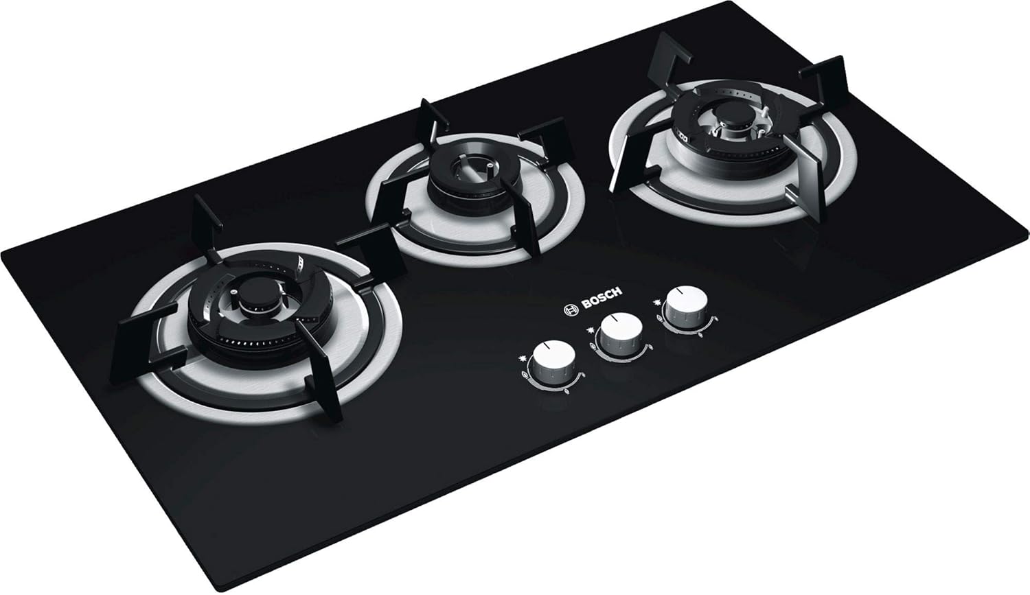 Buy Bosch Tempered Glass Gas Hob Black Online At Low Prices In