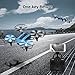 FPV Quadcopter Drone with 720P HD WiFi Camera and VR, Mini Racing Drone 2.4GHz RC Quadcopter with Height Hold, 30mph High Speed Mode, Headless Mode with 6-Axis Gyro by FidgetKit