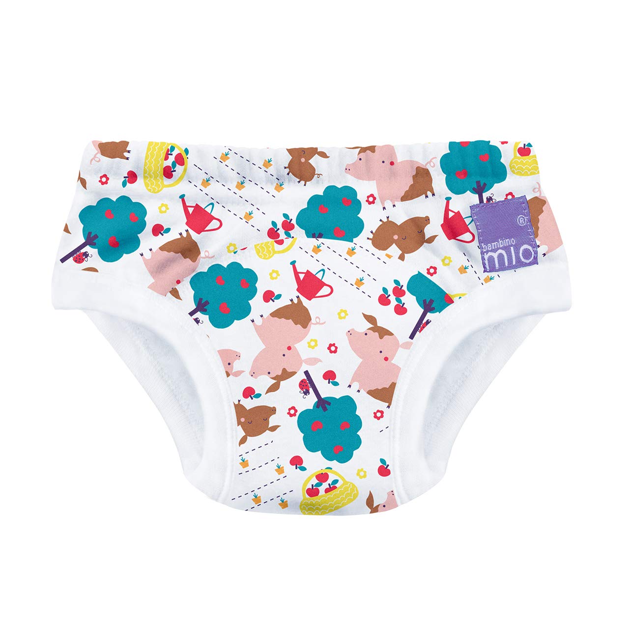 Bambino Mio, Potty Training Pants, Reusable Eco Toddler Pants, Puddle Pigs, 18-24 Months