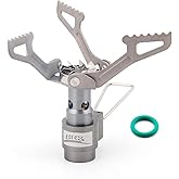 BRS Stove BRS 3000T Stove Titanium Ultralight Backpacking Stove Portable Propane Camping Stove Gas Burner Camp Stove only 26g