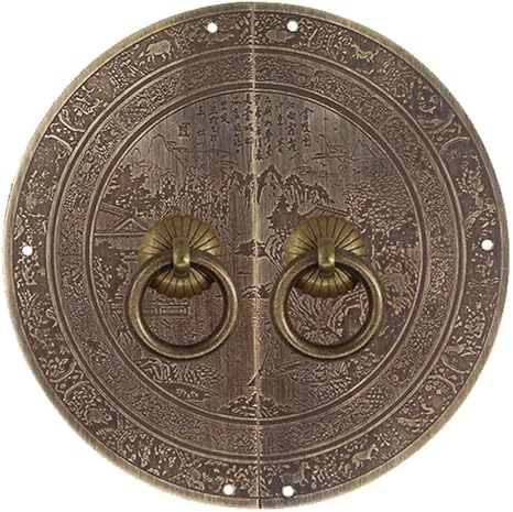 Knocker redondo, Manija de la puerta del zapato chino antigua Tiradores