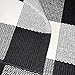 UKELER Black and White Rug 2×3, Cotton Buffalo Plaid Rugs for Front Porch Machine Washable Cute Farmhouse Layered Door Mats Welcome Doormats Outdoor Front Porch Rugs