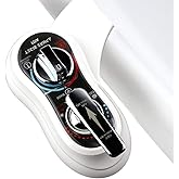 APURE BIDET A121 - Hot and Cold Water Bidet Attachment for Toilet Seat - Dual nozzle - Rear and Feminine Wash- Selfcleaning- Adjustable Water Pressure Non-Electric Bidet Toilet Seat Attachment