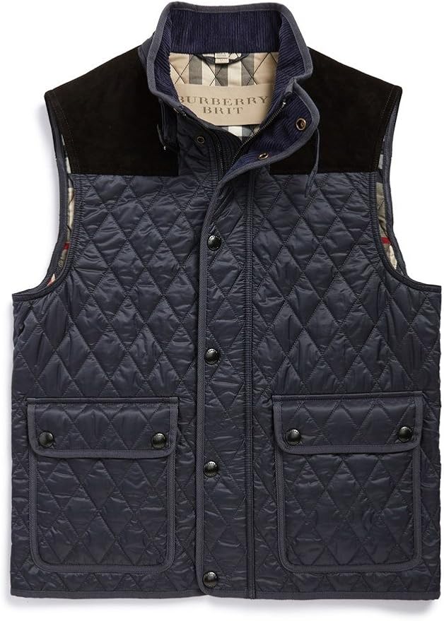 burberry lambskin yoke diamond quilted jacket