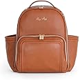 thumbnail image 2 of Itzy Ritzy Mini Plus Diaper Backpack With Changing Pad - Milk & Honey Pattern, 10 Pockets 2 of 13