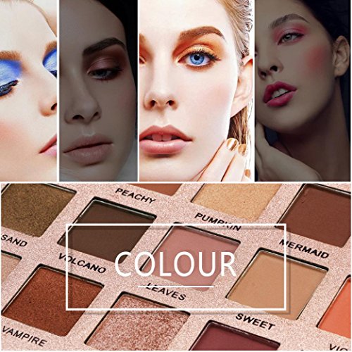 Clearance! Eyeshadow Palette, CieKen Matte Smoky Shimmer Glitter Eye Shadow Primer 18 Colors Makeup Palette Cosmetics (A01)