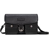 Wrangler Crossbody Wallet Purses Multi-function Card Holder Small Purse with Double Zipper
