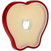 Nuby 100% Silicone Fruit Teether | Apple - 3+ Months
