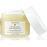 Naturium The Glow Getter Whipped Multi-Oil Body Butter, Firming Cream & Body Moisturizer with Shea Butter, 7.7 fl oz