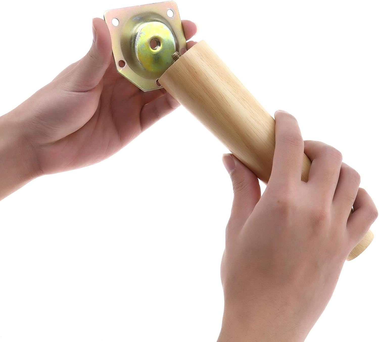 7 8 Pouces De Hauteur 4pcs Pied De Meubles En Bois Avec Kit De Plaques Montage Pour Tables De Collation Chevet Canape Fauteuils Style Droit Pieds De Meubles Quincaillerie Du Meuble Centroarco Com