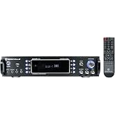 Rockville RPA60BT V2 Bluetooth Karaoke Amp/Mixer | 1000W Peak / 250W RMS, USB, Optical/Coax/RCA Inputs, 2 Mic Inputs with Echo, Sub/Preamp Outputs, Remote, Rack Mountable