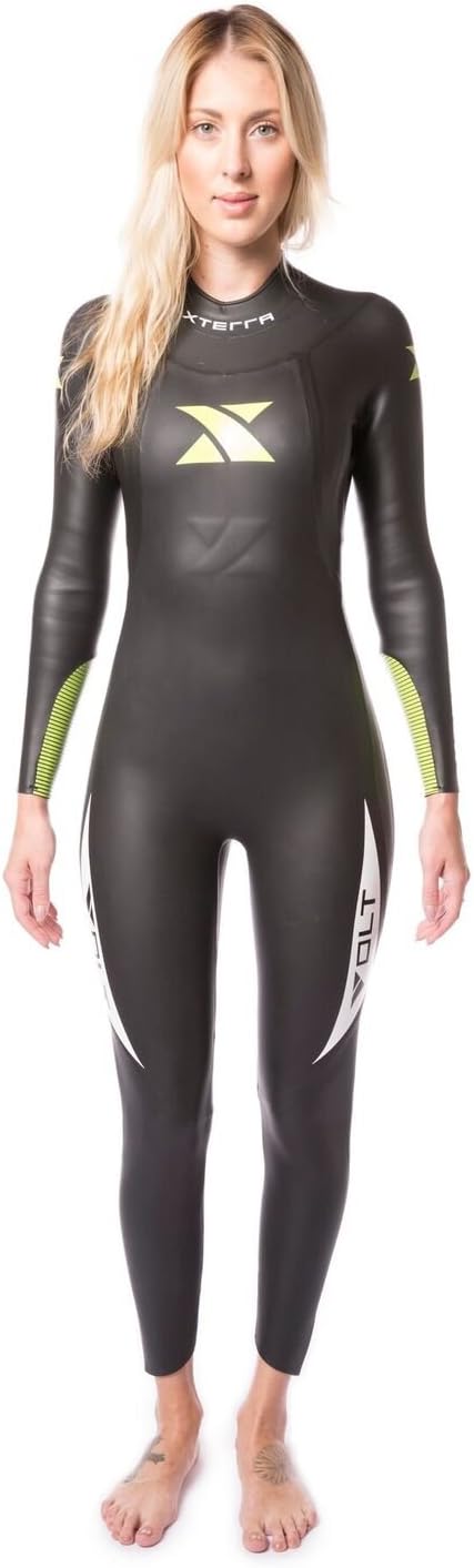 Xterra Wetsuits - Women's Volt Triathlon Wetsuit - Full Body Neoprene Wet Suit (3mm Thickness) | Designed for Open Water Swimming - Ironman & USAT Approved