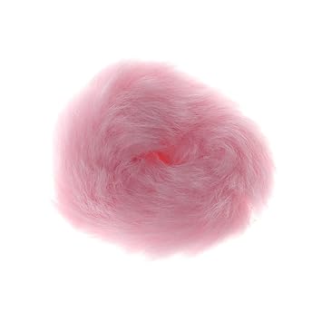 Amazon Com Onpiece Girl Fuzzy Hair Ties Faux Fur Rubber Elastic
