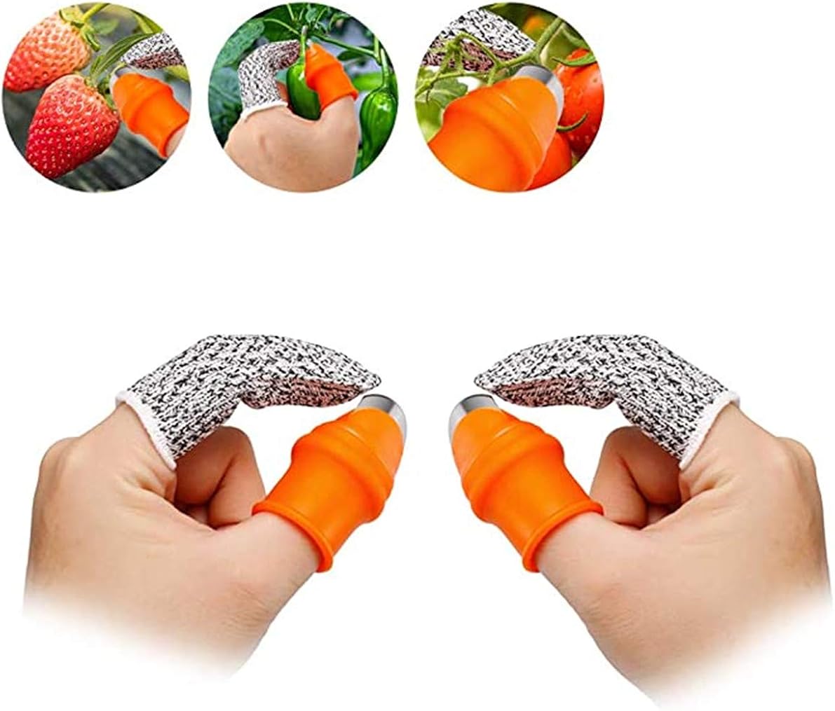 ReLuien 4PCS Silicone Thumb Knife, Good Helper for Kitchen