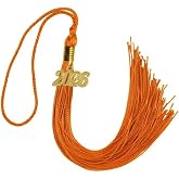 SETRUE Graduation Tassel with 2026 Classic Tassel Accessories for Graduation Ceremonies Ornament (Orange)