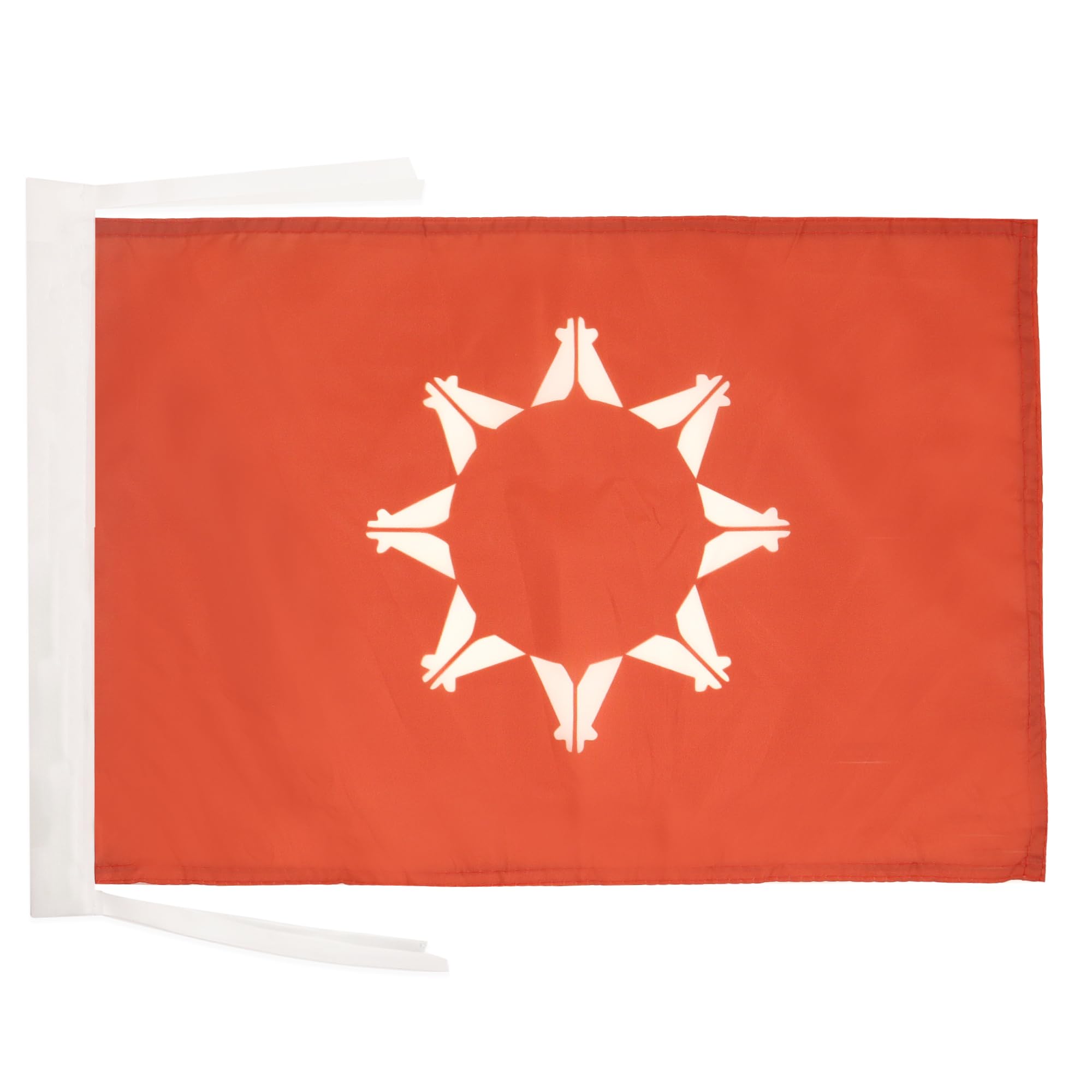 AZ FLAG - Oglala Sioux Tribe Flag - 18'' x 12'' - 100% Polyester Oglala Lakota Small Banner with Two Cords - Fade Resistant - Vivid Colors - 18x12 in - 45x30 Cm