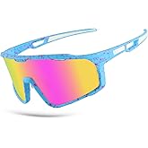 Ukoly Cycling Glasses Running Baseball Fishing Golf Sunglasses For Men Women,Sports Sunglasses HD Lens UV400coating 620