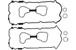 Wollvon Valve Cover Gasket Set VS50770R VS50496 151093501 VS50848R Compatible with Infiniti EX35 FX35 FX35 G35 JX35 M35 M35h Q50 Q70 QX60 3.5L Nissan 350Z Altima Maxima Murano Pathfinder Quest 3.5L V6