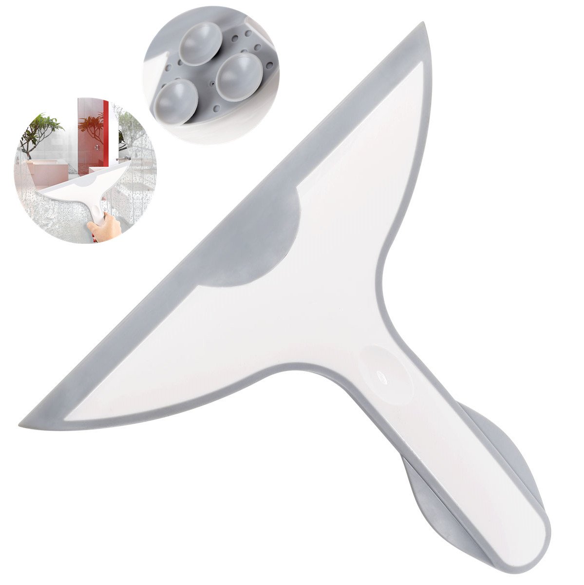 Shower Squeegee,MEIBEI AllPurpose Bathroom Squeegee,Perfect for Mirror