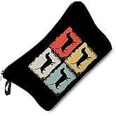 Livel lhood Dachshund Dog Cosmetic Bag Cute Small Puppy Makeup Bag Travel Toiletry Zipper Pouch Dachshund Present for Dog Lovers Dachshund Mom Women Friends