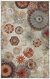 Mohawk Home Printed Indoor/ Outdoor Alexa Medallion, 8'x10', Multi