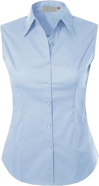 sleeveless formal shirt