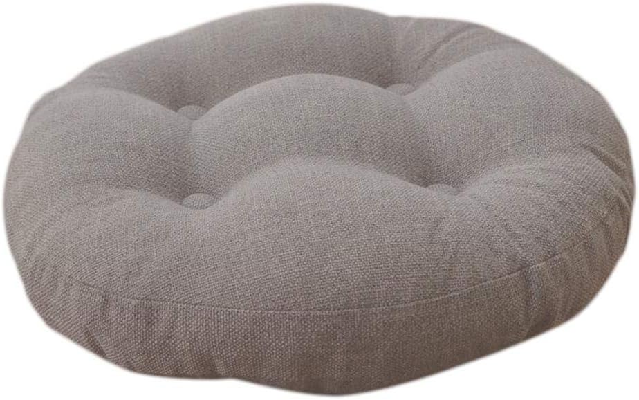 Lijuan Qin ❤Outdoor Round Seat Cushions, ❤Solid Color Indoor Chair Pads, ❤Floor Cushion Tatami Window Soft Yoga Dance Mat for Patio Home Office Dining Chair