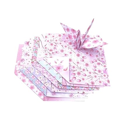 Amazoncom Hongma 54 Hojas Cuadradas De Papel De Origami