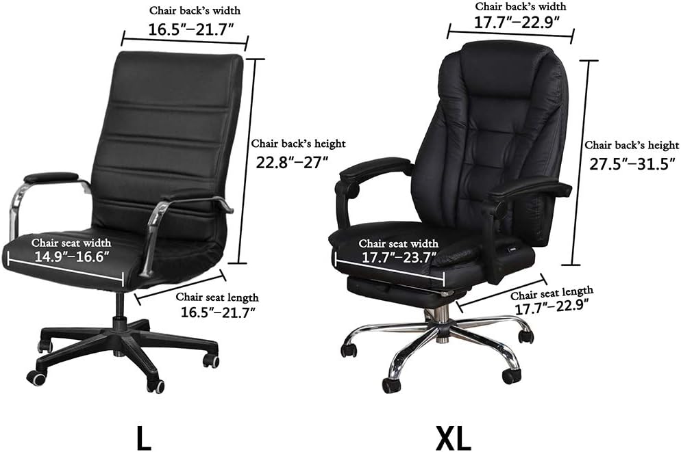 para sillón de silla giratoria universal patrón jacquard fundas