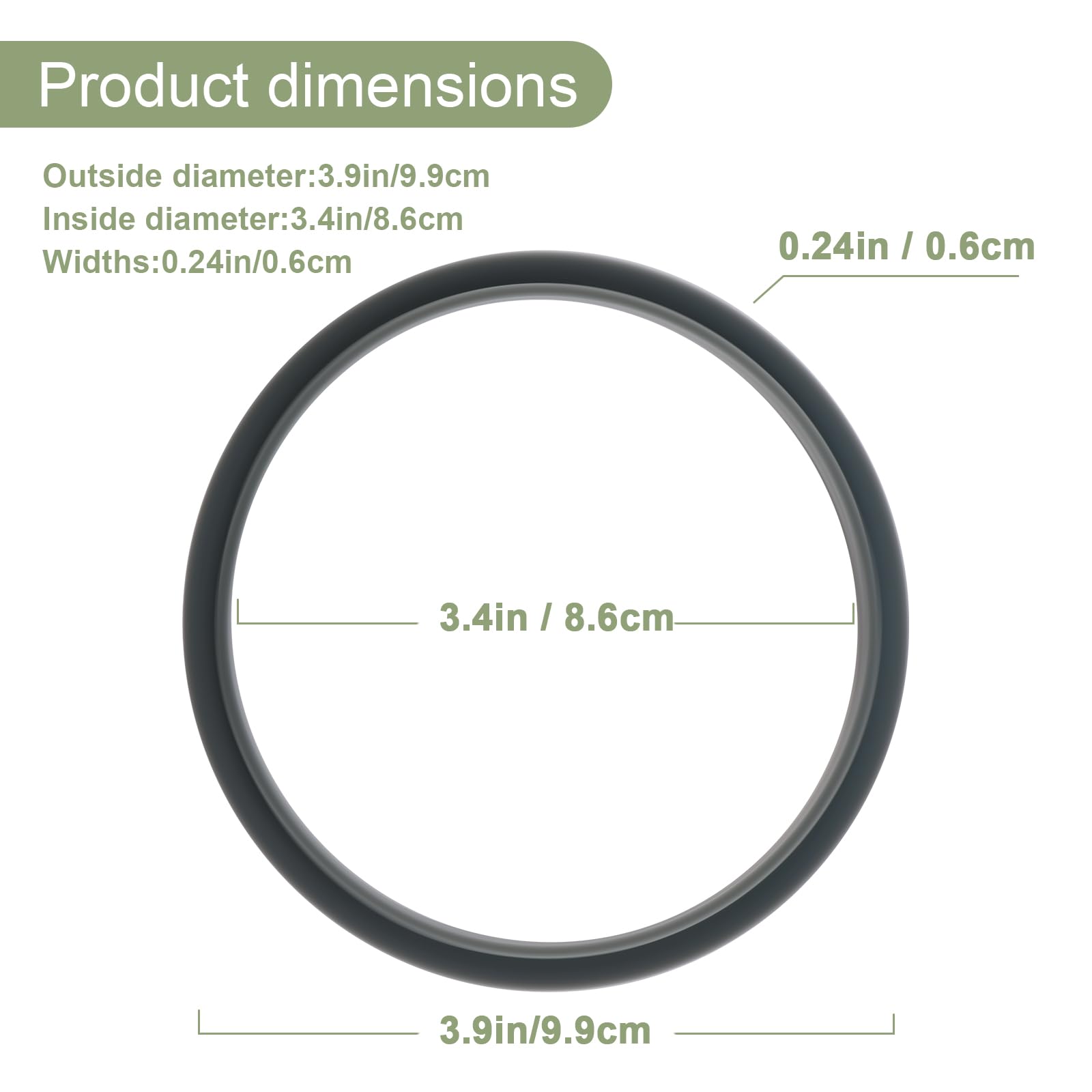 6-pack Sealing Gaskets Replacement Parts Fits for NutriBullet Blenders 600w/900w Extractor Blade