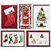 Hallmark Boxed Handmade Christmas Cards Assortment (Set of 24 Special Holiday Greeting Cards and Envelopes) (1XPX5156)