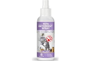EFINITYER Cat Deterrent Outdoor&Indoor, Cat Deterrent Spray, Cat Repellent Outdoor to Keep Cats Away, Cat Repellent Spray for Furniture, Prevent Scratching, Digging&Biting, Nontoxic