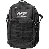 Smith & Wesson M&P Duty Series Small Backpack with Weather Resistance, Ballistic Fabric Construction and MOLLE for Hunting, Range, Travel and Sport, Black