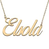 HUAN XUN Customized Custom Simple Any Name Necklace