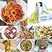 Zalik 5-Blade Spiralizer - Vegetable Spiral Slicer With Powerful Suction Base - Strong & Heavy Duty Veggie Pasta Spaghetti Maker for Low Carb/Paleo/Gluten-Free Meals With Extra Blade Storage Caddy