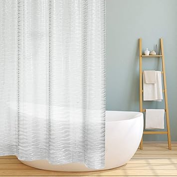 Amazon シャワーカーテン おしゃれ 防カビ 120 180cm 人気 バスルーム