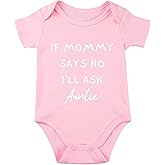 SproutJoy I Love My Auntie Baby Bodysuit Auntie Bodysuit for Baby Boy Aunties Bestie Babies Clothes