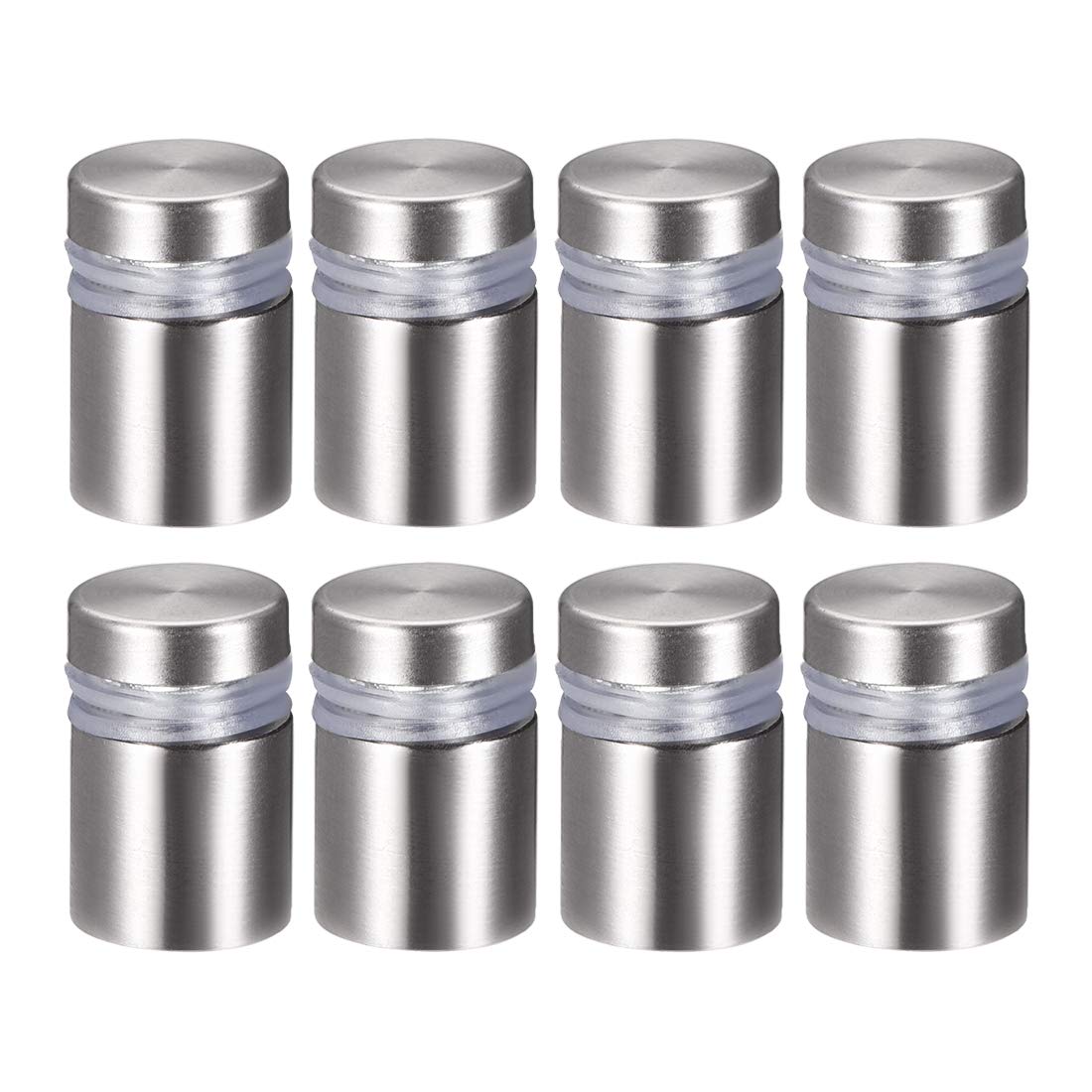 sourcing map 5/8 Dia x 1"(16x24mm) Standoff Screws Wall Mount Sign Holders Acrylic Glass Nails 8pcs